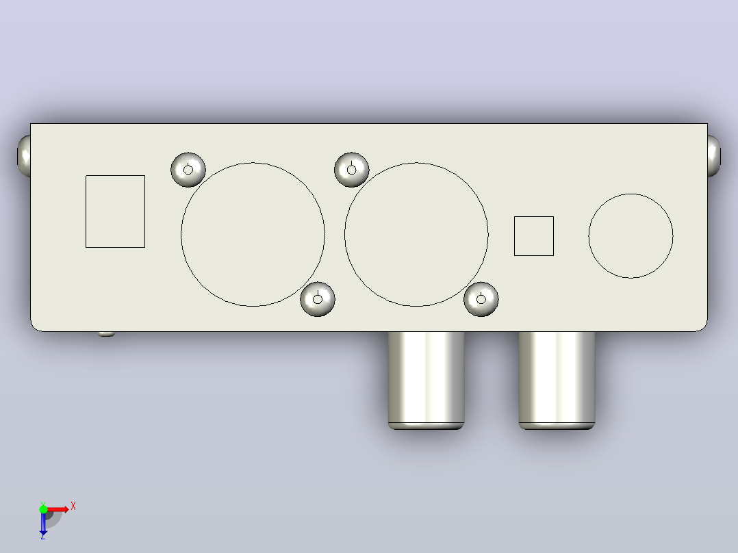Behringer MA400监视器耳机放大器俯视图