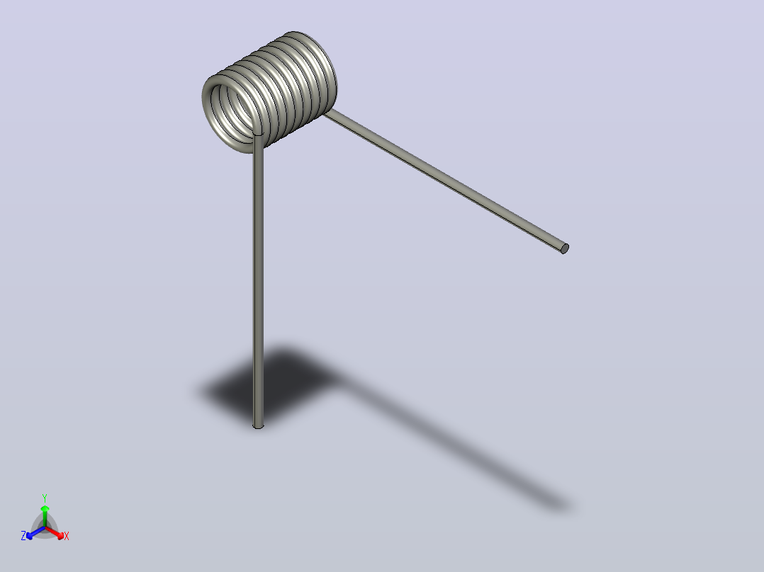 扭转弹簧torsion_spring_t015-270-078-x-l主视图