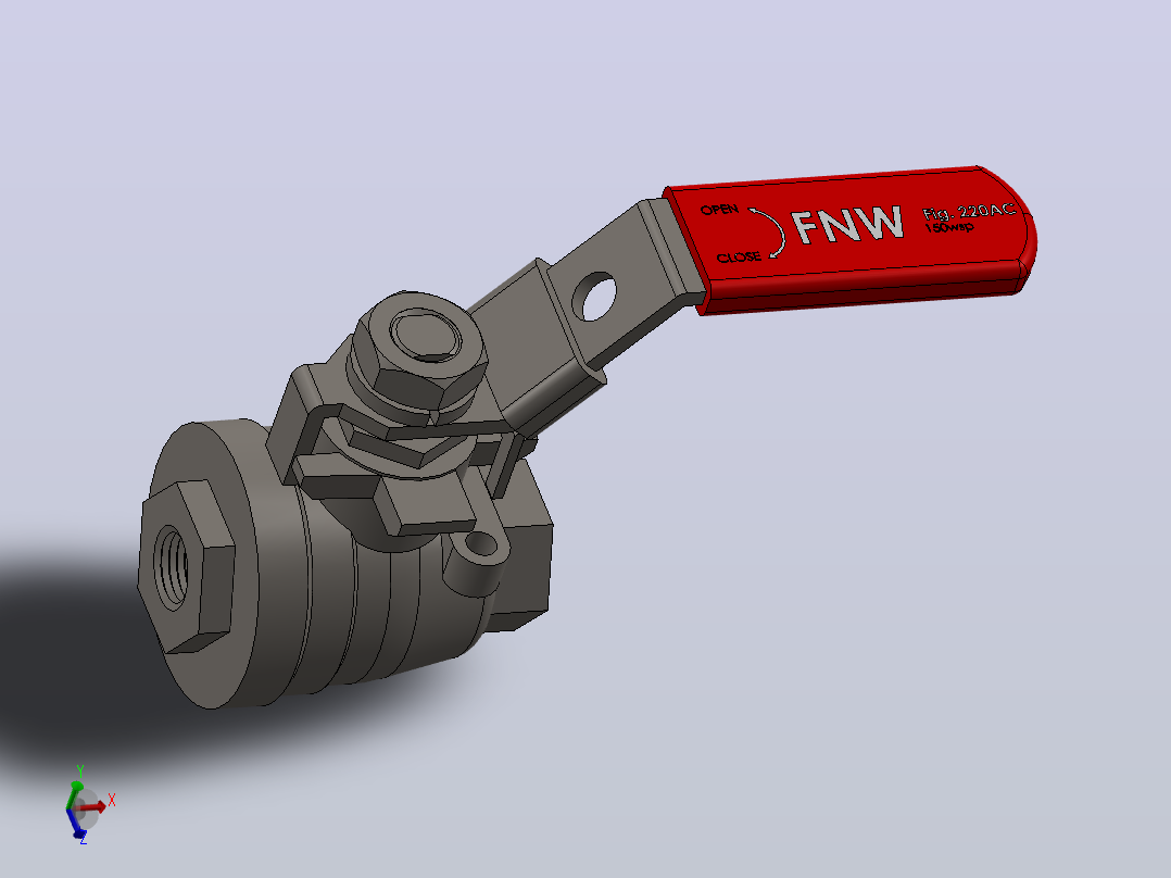 阀门、过滤器FNW-FNW220ACB主视图