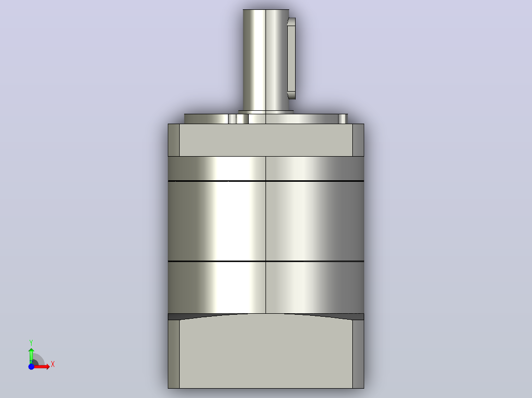 JTF60-L1 14-50-70-M4经济型JTF60直齿行星减速机前视图