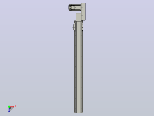 皮带直线轴半封闭可选导轨TPA-HNB-85D-90-L700-ML-C-P20-N3俯视缩略图