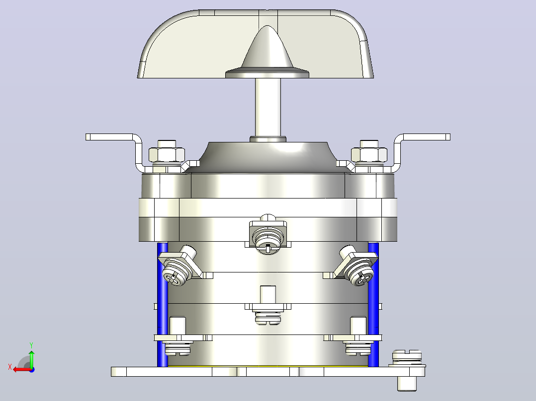 HZ10-25P_4板后组合开关三维模型202012后视图