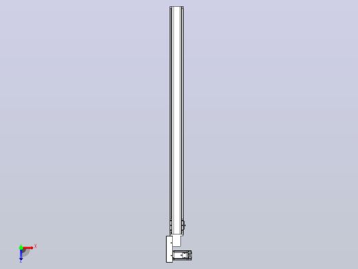 皮带直线轴半封闭可选导轨TPA-HNB-85S-90-L1250-ML-C-P20-N3俯视缩略图