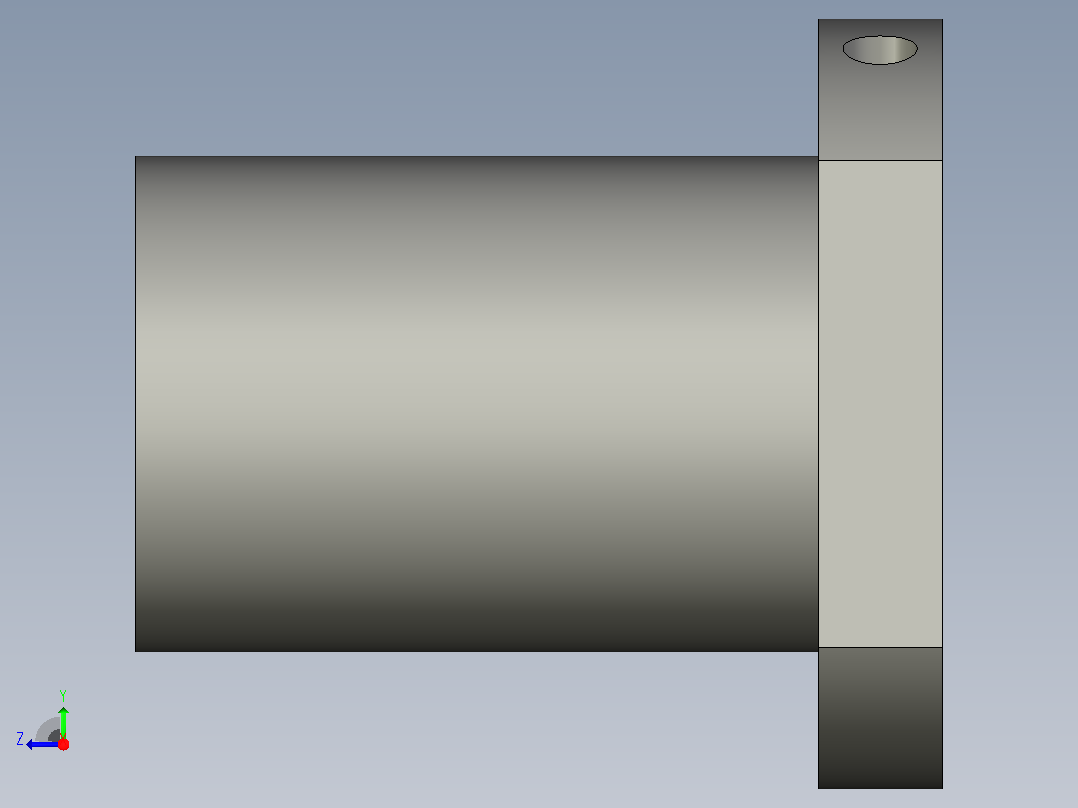 FSI-R25-10T3上银FSC，FSI系列滚珠丝杆右视图