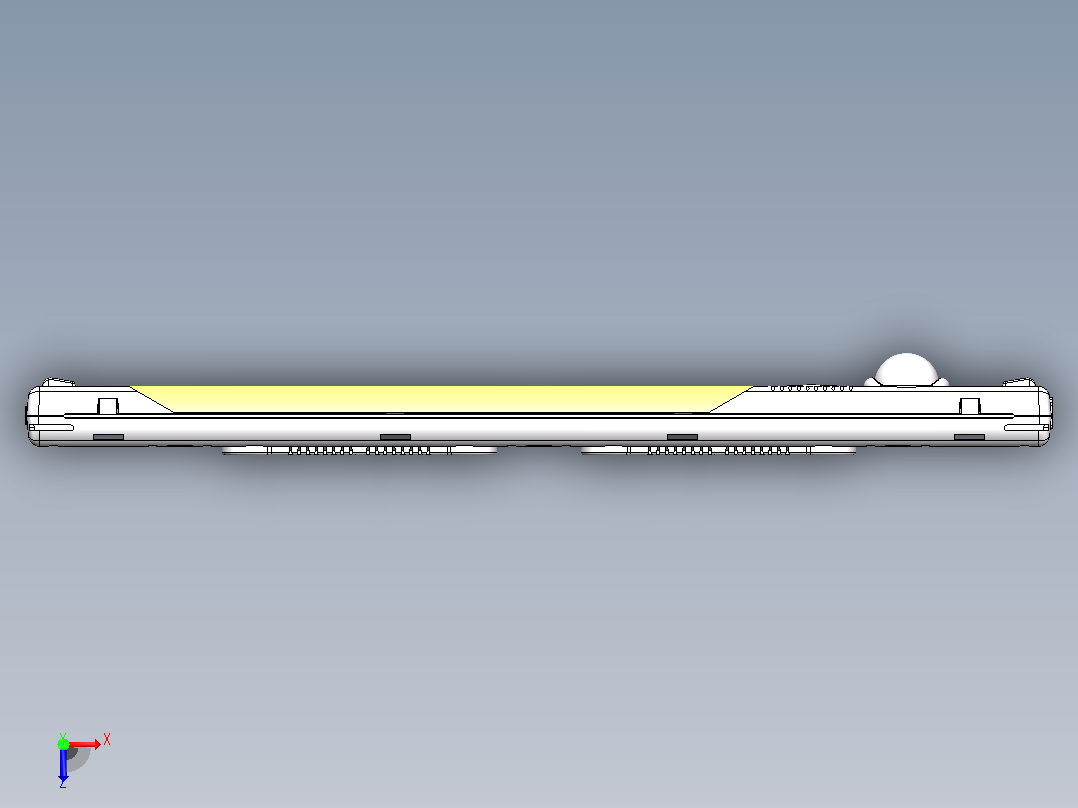 LED 700流明柜灯俯视图