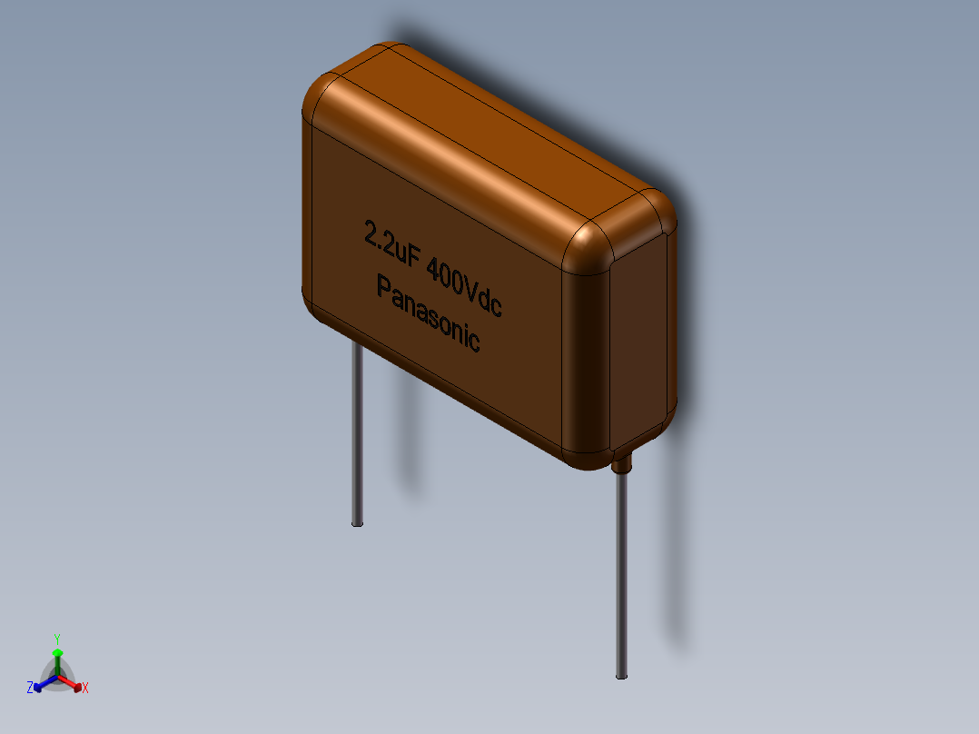 solidworks 电容正等轴测图