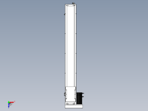 Toyo东佑达直线模组-ECH17-1200-BL-750W+煞車俯视缩略图