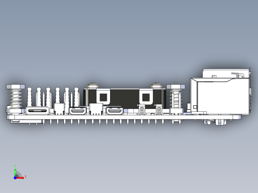 Raspberry Pi5 带主动散热风扇的套装前视缩略图