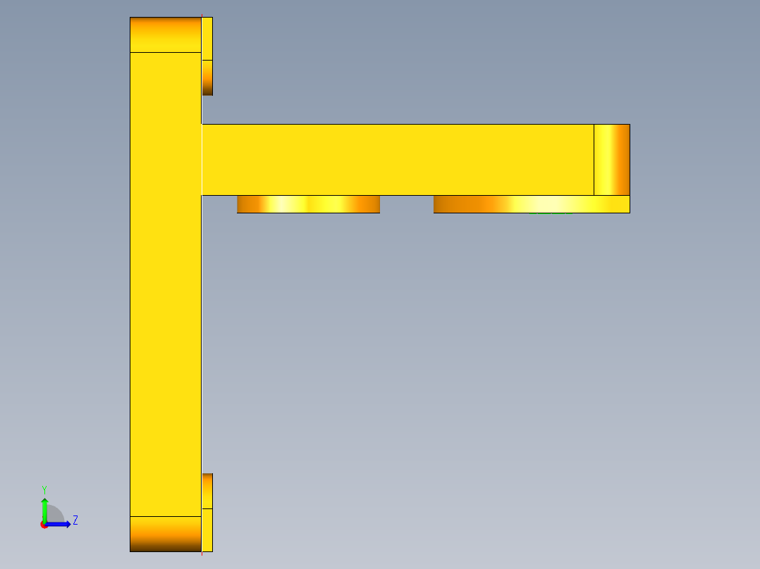 连杆盖钻孔夹具（CAD图+UG三维）左视图