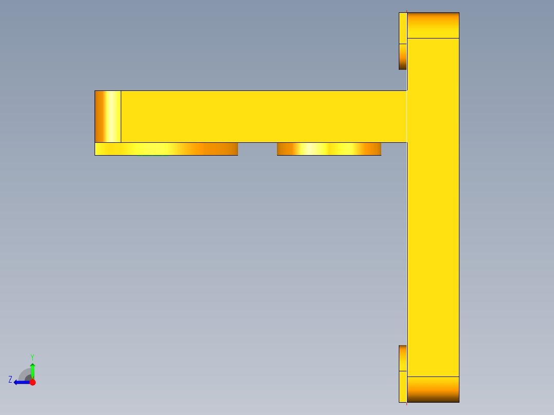 连杆盖钻孔夹具（CAD图+UG三维）右视图