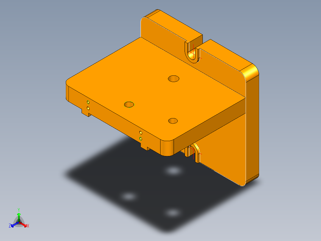 连杆盖钻孔夹具（CAD图+UG三维）正等轴测图