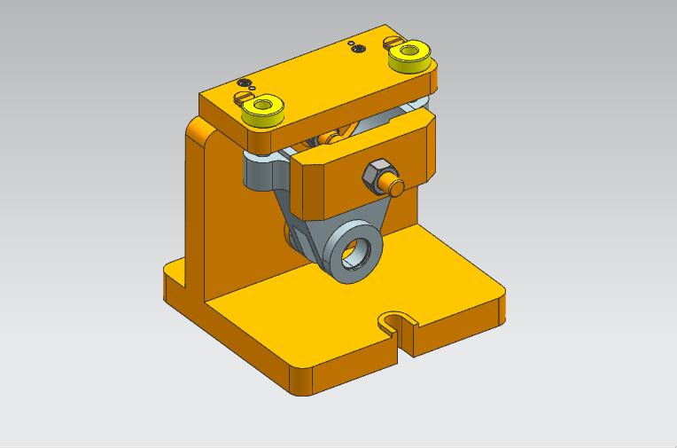 连杆盖钻孔夹具（CAD图+UG三维）
