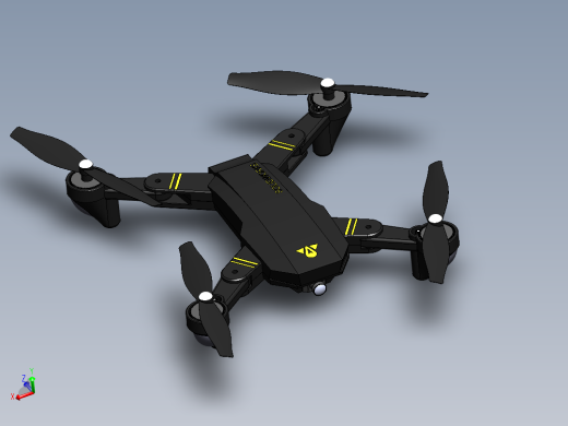 低空四轴无人机