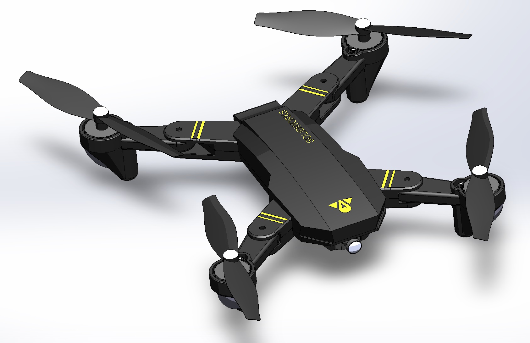 低空四轴无人机