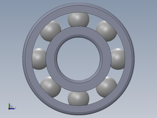 滚珠轴承-SKF BALL BEARING 619-5 5x13x4左视缩略图