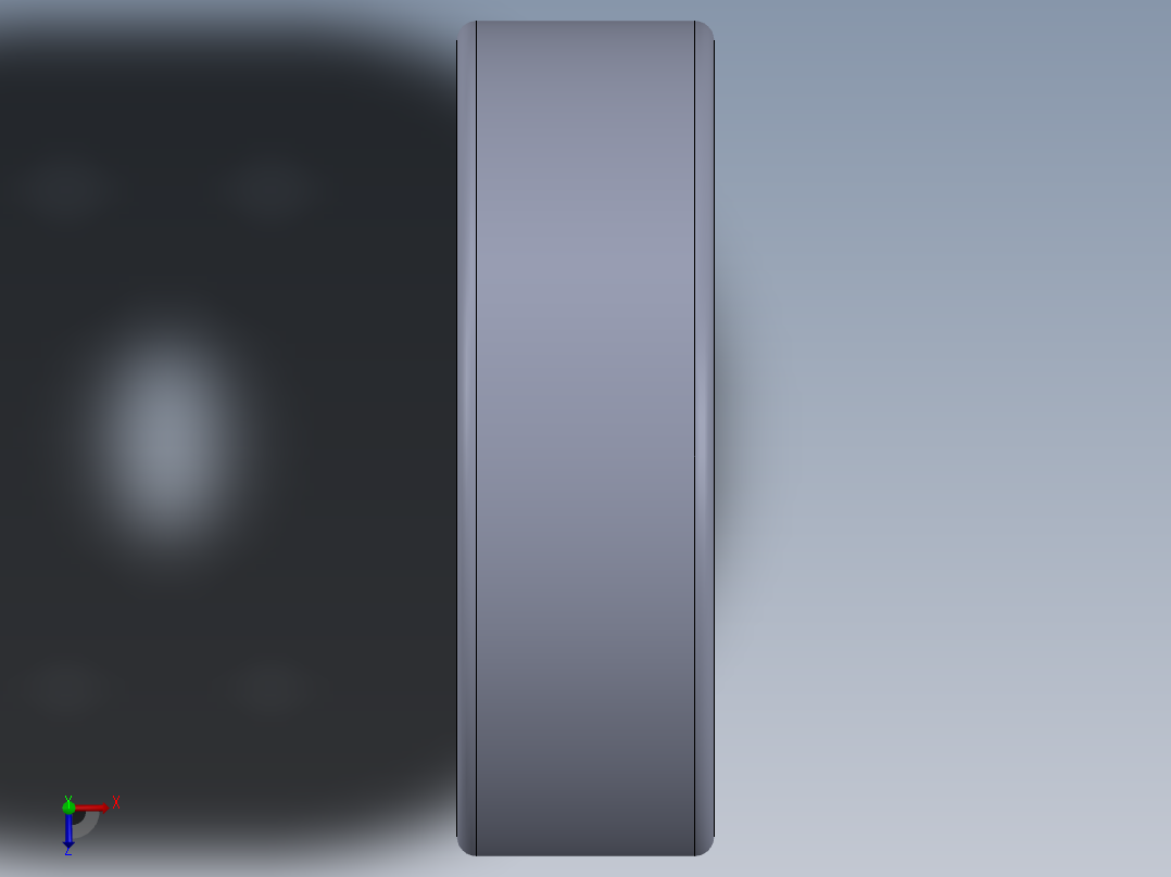 滚珠轴承-SKF BALL BEARING 619-5 5x13x4俯视图