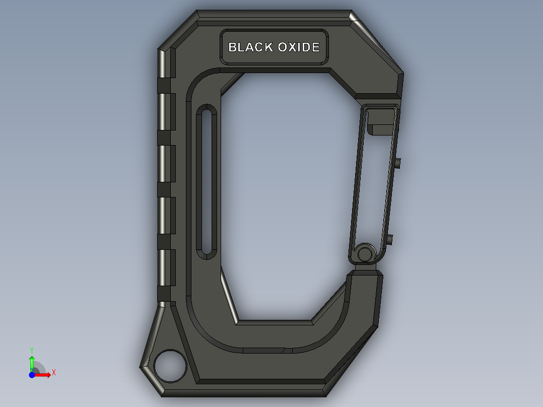 橱柜挂钩前视图