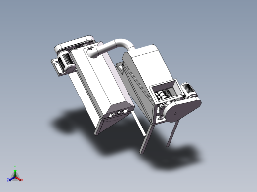 玉米剥皮脱粒机822691正等轴测缩略图