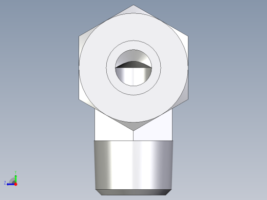 卡套式工业通用硬管接头EO_Male_stud_elbow_WE12SR71右视缩略图