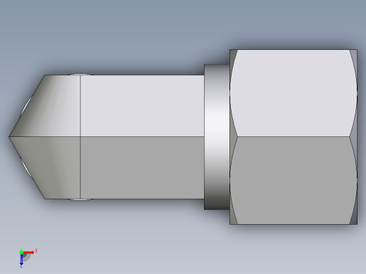 卡套式工业通用硬管接头EO_Male_stud_elbow_WE12SR71俯视缩略图