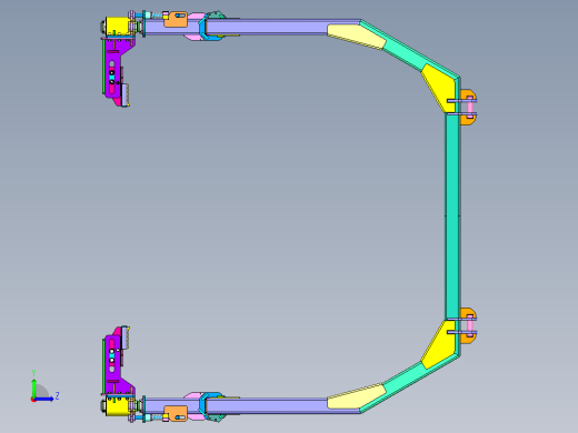 高架车身托架 (VBC) 左视缩略图