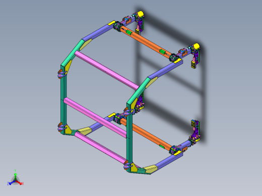 高架车身托架 (VBC) 正等轴测缩略图