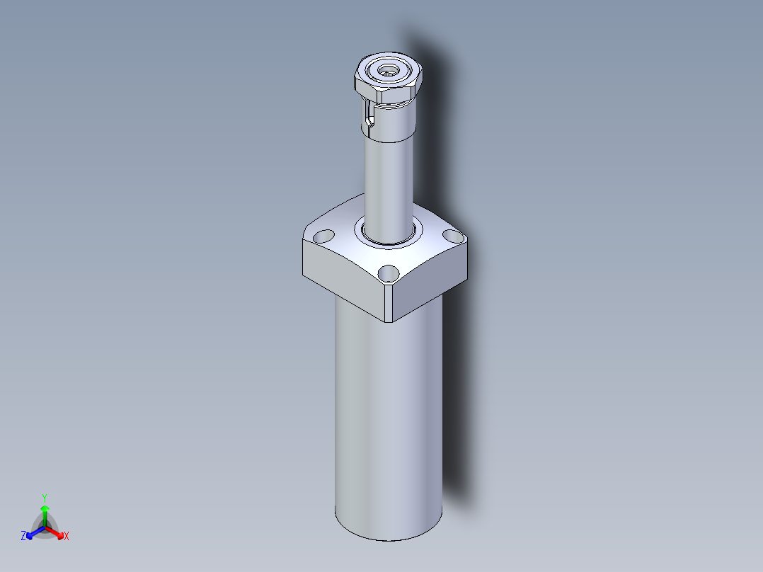KOSMEKLHA0550-GR-Q50多系列多零件图纸模型主视图