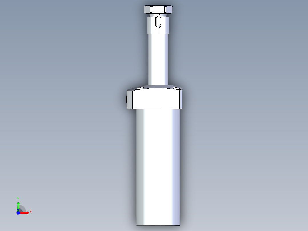 KOSMEKLHA0550-GR-Q50多系列多零件图纸模型前视图