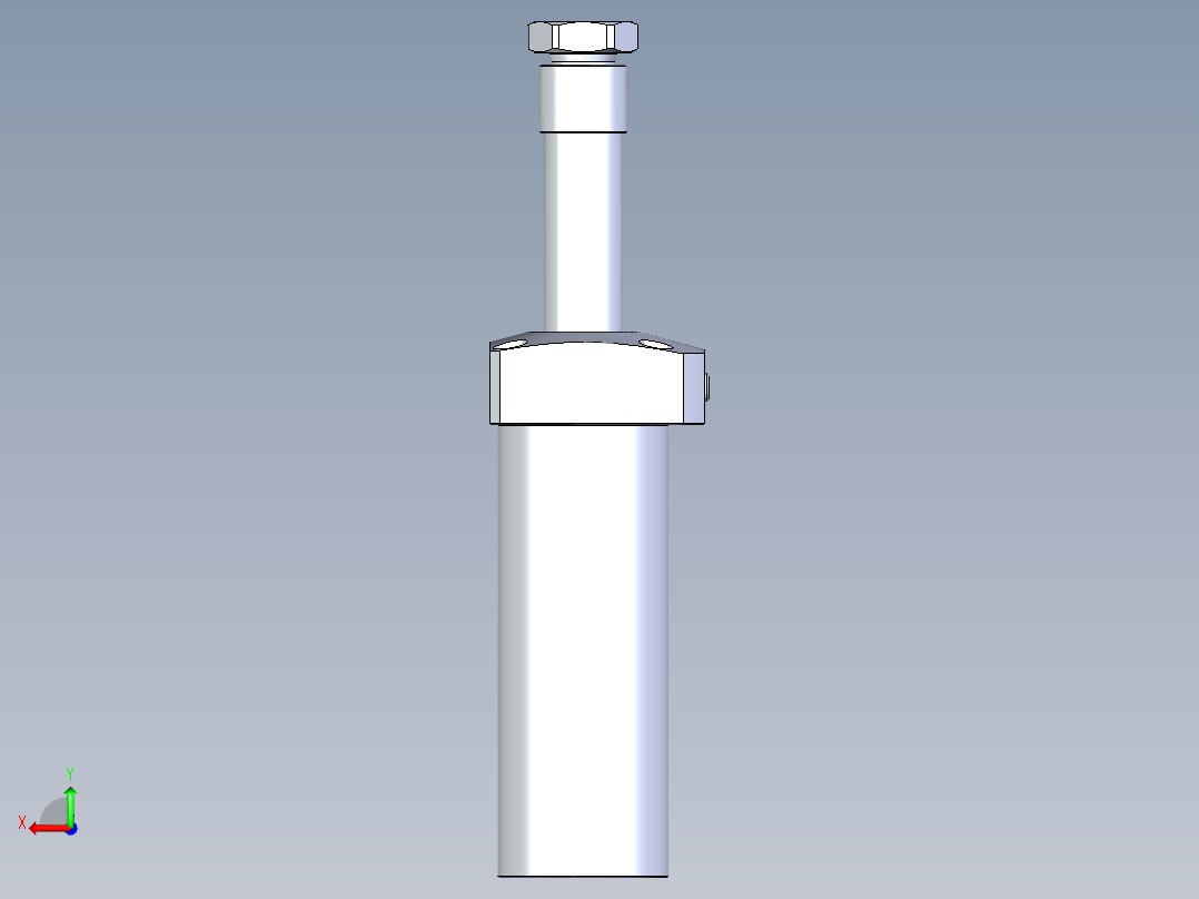 KOSMEKLHA0550-GR-Q50多系列多零件图纸模型后视图