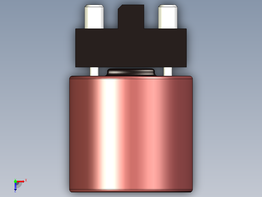 保险丝座俯视图