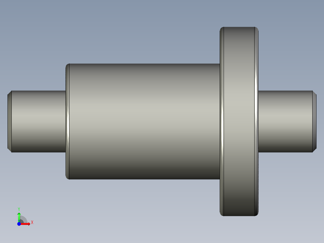 山云日尚SYS滚珠丝杠SFI1605.stp前视图