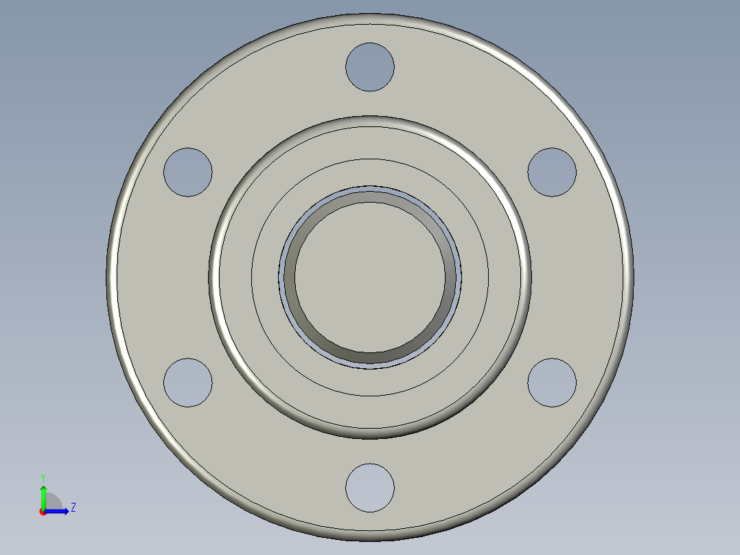 山云日尚SYS滚珠丝杠SFI1605.stp左视图