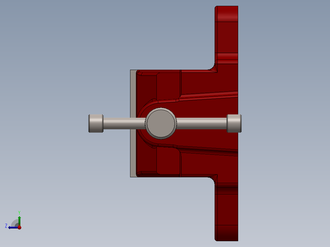 机器虎钳右视图