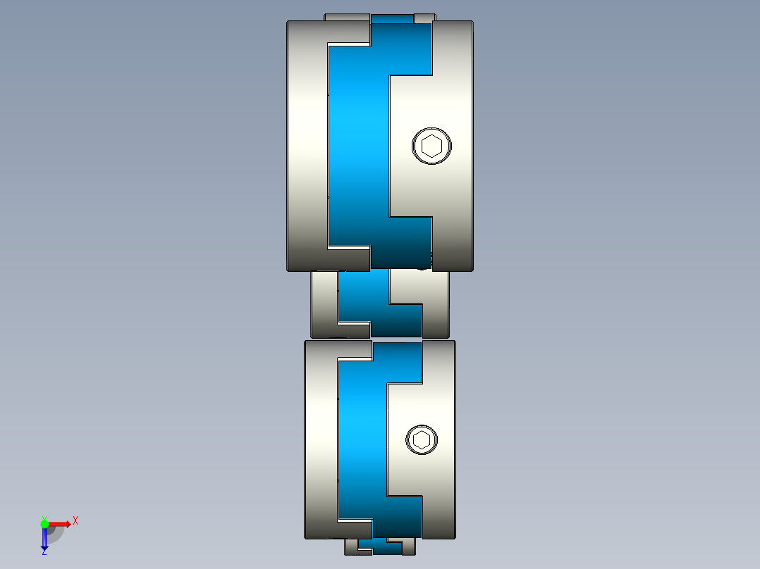 各种十字滑块型联轴器=943126==100俯视图