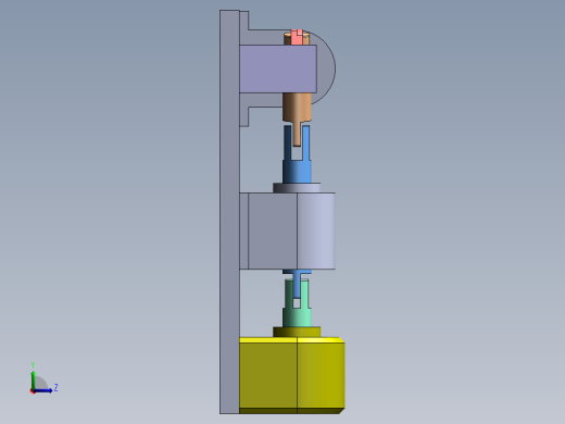 S4 直行变垂直直行机构左视缩略图