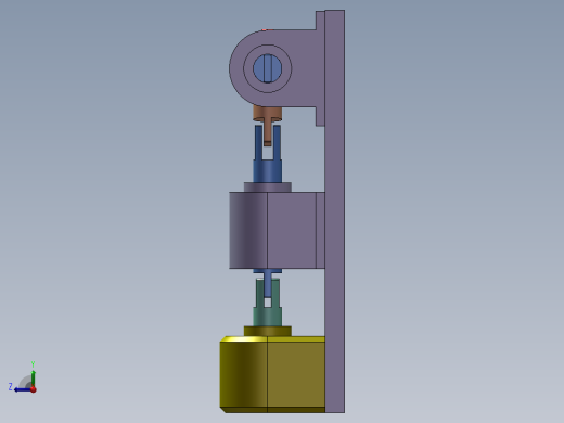 S4 直行变垂直直行机构右视缩略图