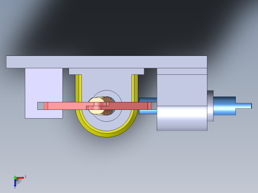 S4 直行变垂直直行机构俯视缩略图