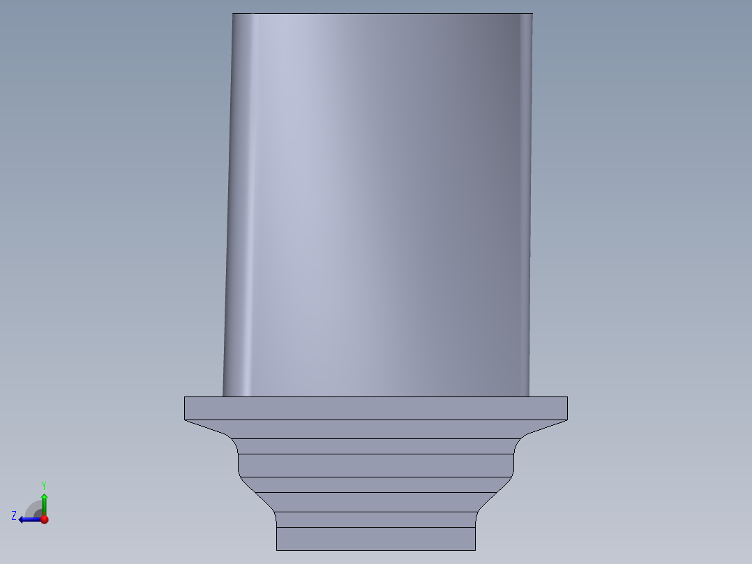 涡轮 叶片 涡扇 (20)右视图