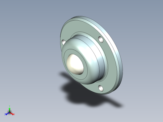 萬向滾珠57-3D多系列多零件图纸模型