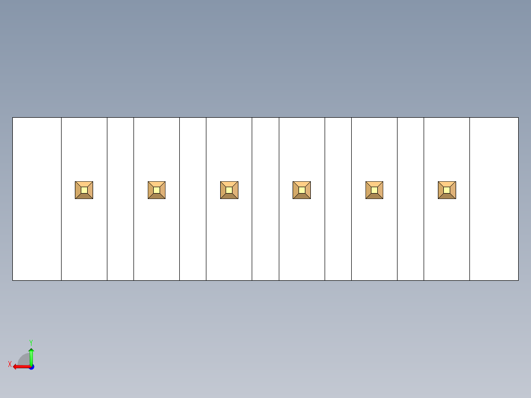 JST 2.54 2P - 6P后视图