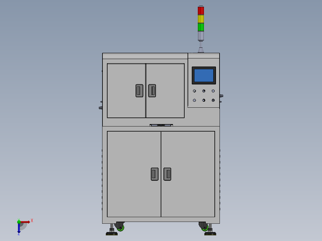 PCB植板机sw20可编辑俯视图