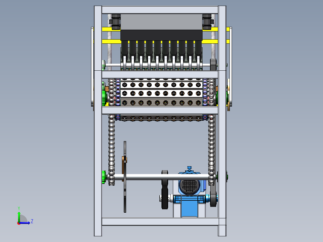 红枣去核机sw19可编辑左视图