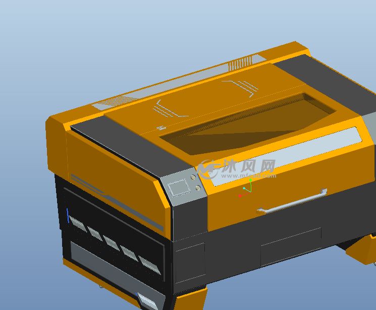 激光切割机GN750-550（sw20可编辑+cad）