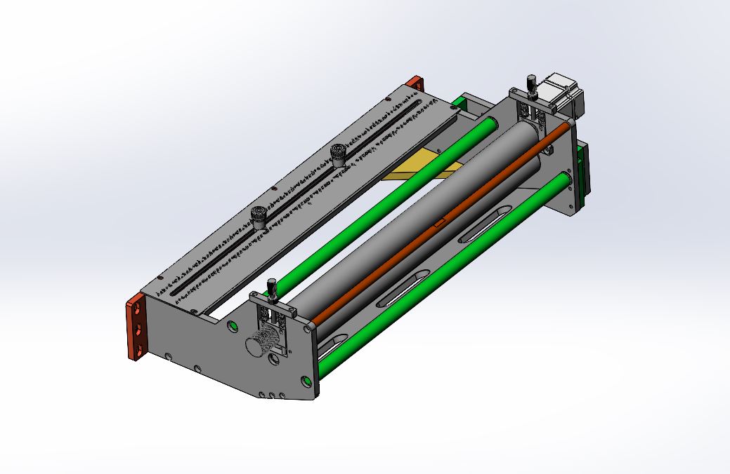激光切割机GN750-550（sw20可编辑+cad）