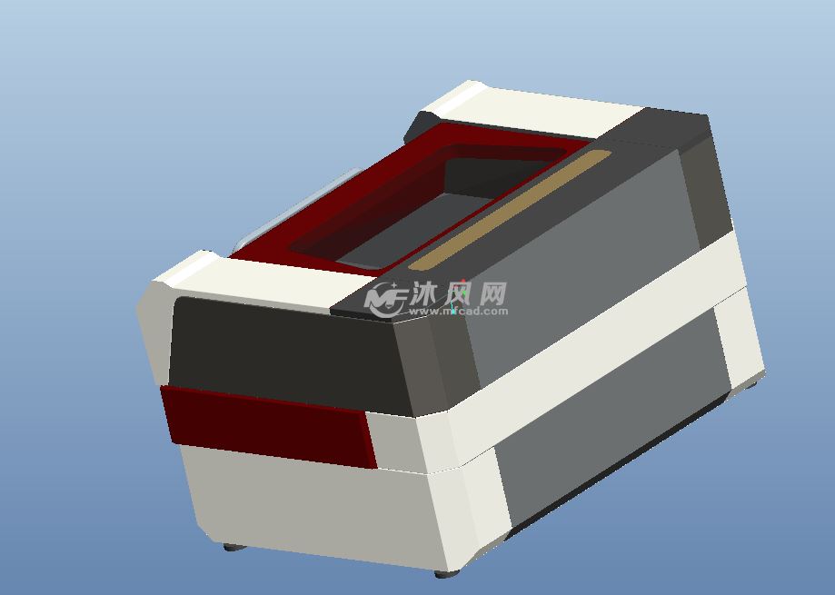 激光切割机GN750-550（sw20可编辑+cad）