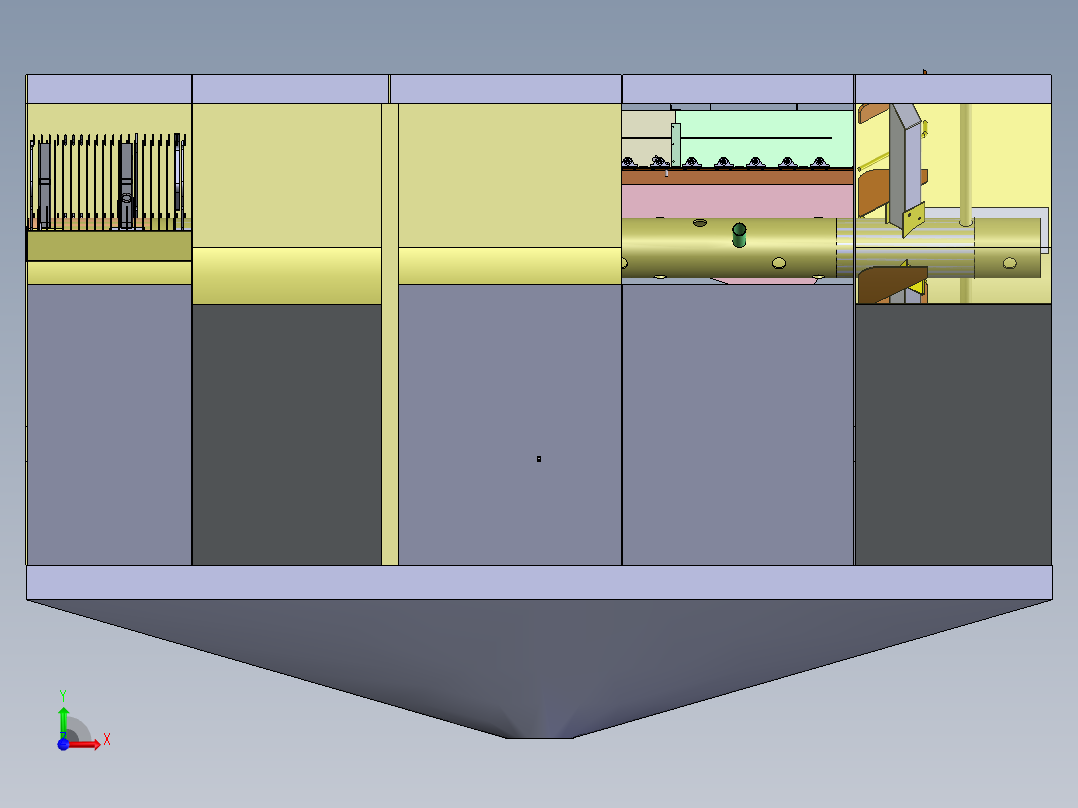 蔬菜清洗机前视图