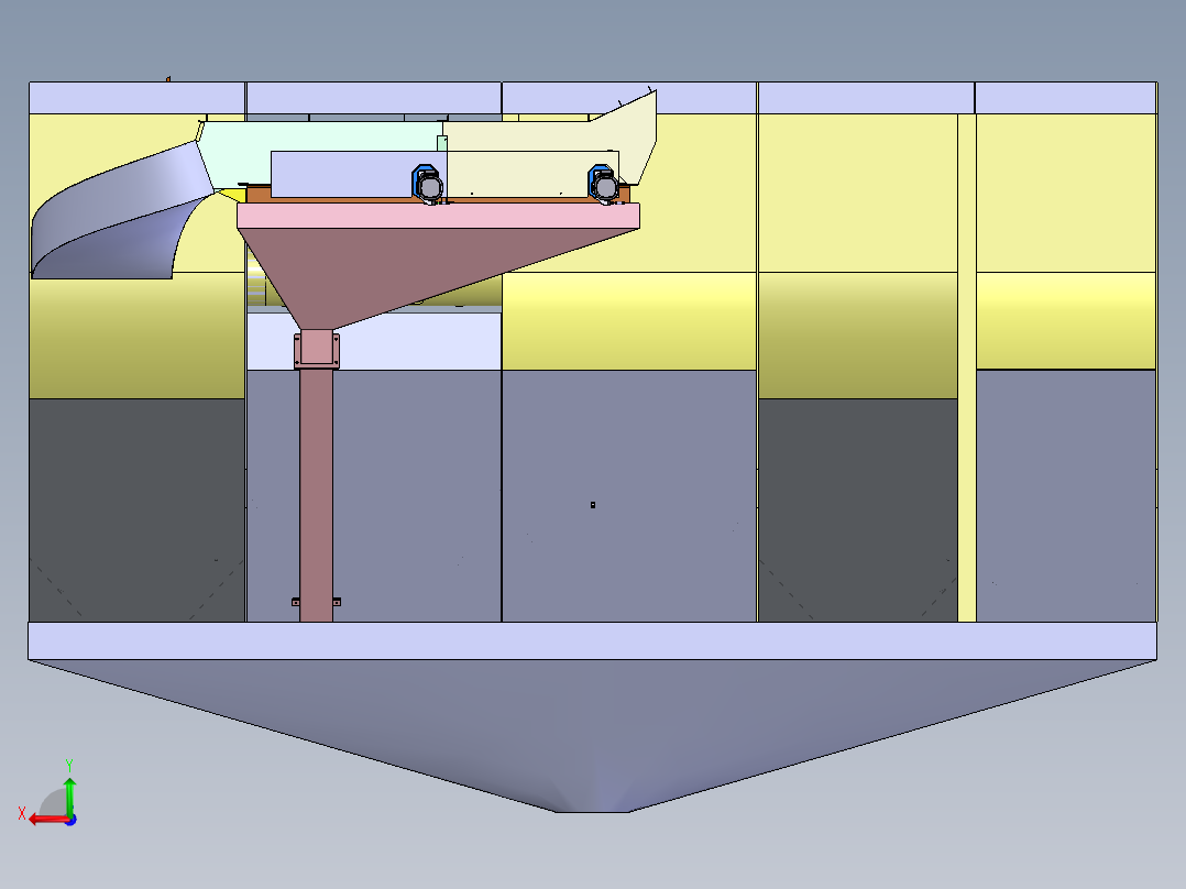 蔬菜清洗机后视图
