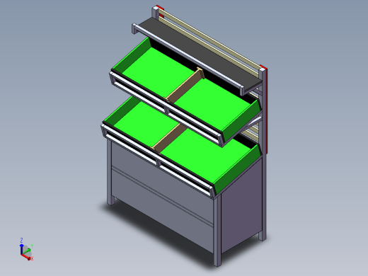 货架、双层蔬果架