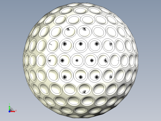 高尔夫球、高尔夫球小车、高尔夫球装备golf-ball-3d-model SW IGS.zip前视缩略图