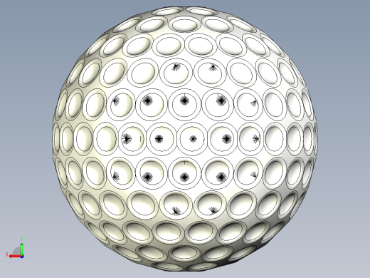 高尔夫球、高尔夫球小车、高尔夫球装备golf-ball-3d-model SW IGS.zip后视缩略图